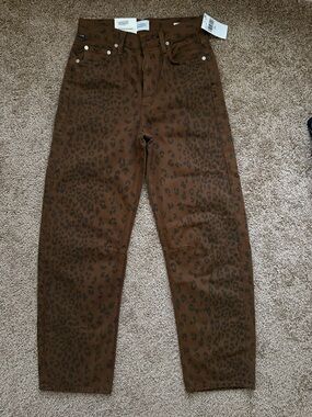 Citizens Of Humanity Sepia Cheetah Relaxed Jeans